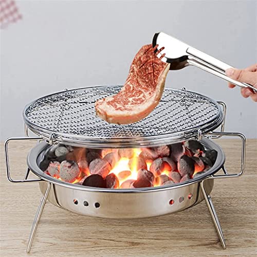 Estufa de barbacoa de acero inoxidable duradera para camping y jardín 3