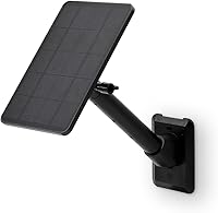 Vista 2 de Holicfun Soporte de pared universal para panel solar para Ring, Eufy, Arlo, Wyze, Reolink y más, brazo de montaje extendido, ajustable en múltiples