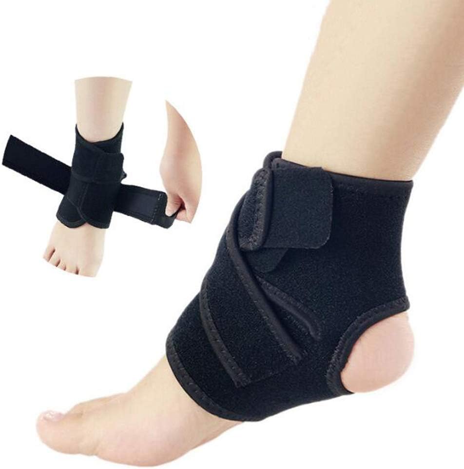 Ankle Brace, Adjustable Foot Support Wrap for Sports Play Basketball Football Cycling Fitness