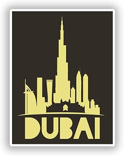 Dubai Vinyl Sticker Decal Laptop Car Bumper Sticker Travel Luggage Car Sign Fun 5"