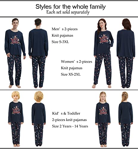 Family Matching Pajama Sets Cute Polar Bear Sleepwear Christmas Clothes Nighty3