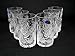 Russian Cut Crystal Drinking Glasses 8 oz for Metal Glass Holder Podstakannik Hot Tea Coffee