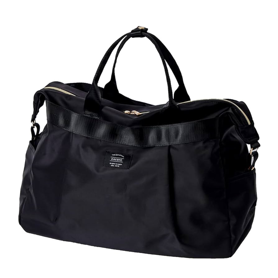ローズロース　新品未使用 メゾンドサブレ ボストンバッグ 定価7万 The Boston Bag - Black Caviar – MAISON de SABRÉ