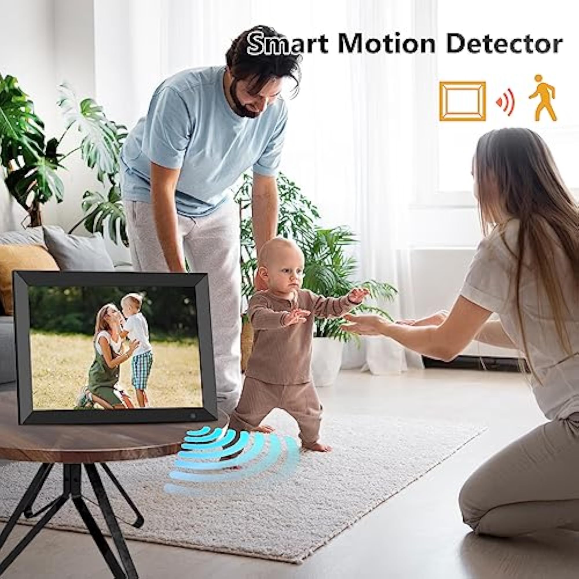 Frameo WiFi Digital Picture Frame, 10.1 inch