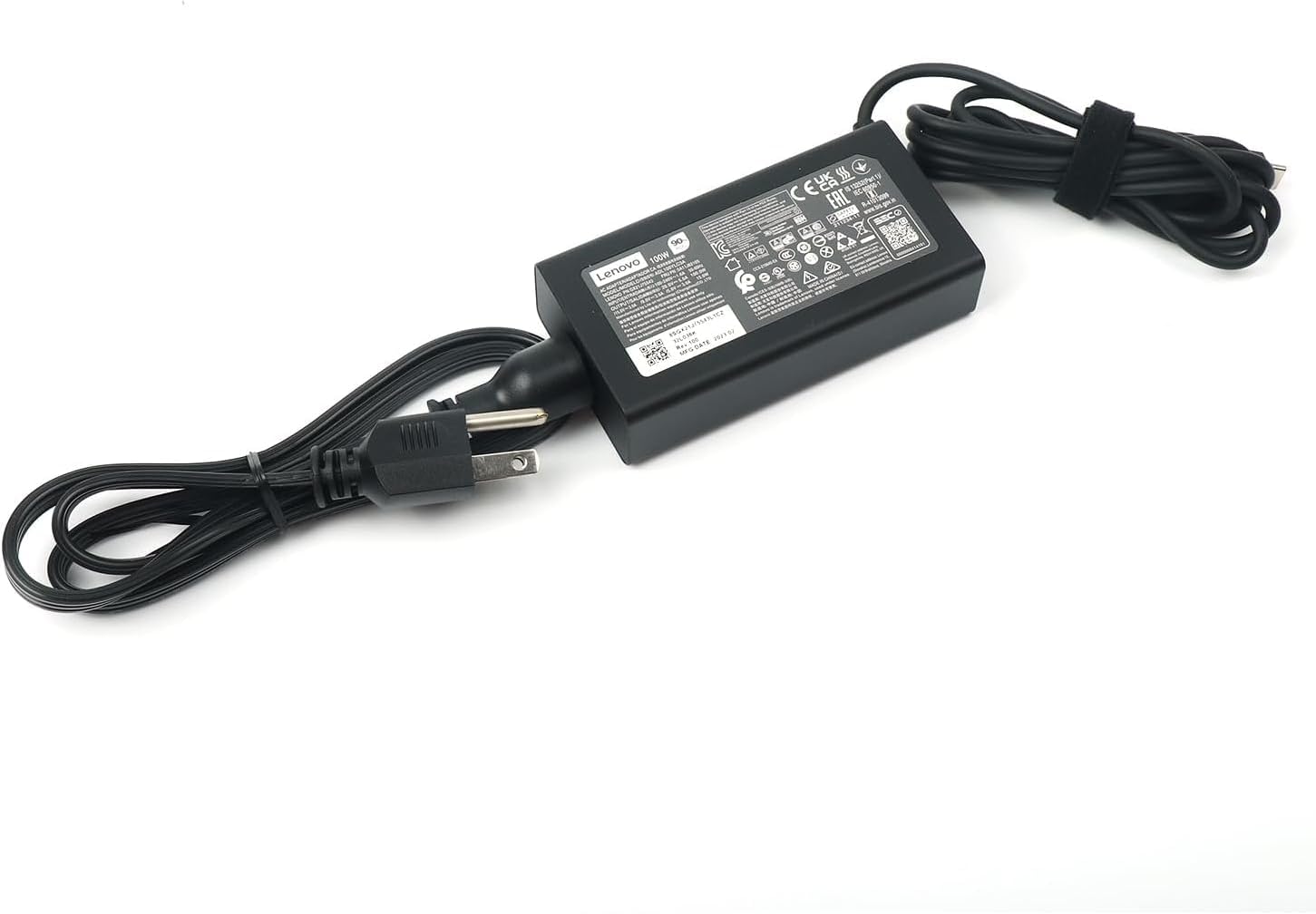 Original Replacement for Lenovo 20V 5A 100W USB C AC Adapter for ADL100YLC3A, GX21J75543, SA11J62105, Lenovo Miix 720, Yoga 910, Yoga 720 13″, Lenovo Yoga 910-13IKB 80VF Touch