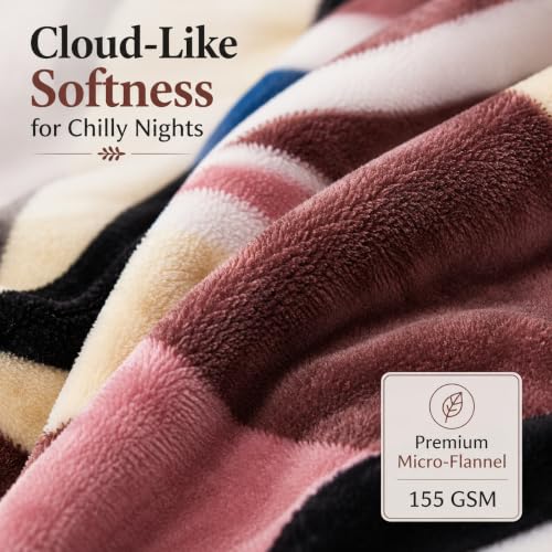 Image of HOMEKART 280 GSM Warm Fitted Bedsheet for Double Bed, Soft Winter Mattress Sheet, Cozy Stretchable Fitted Bed Cover with Elastic, Comfortable & Durable Bedding, Slate Grey, Double (78 x 72 + 8)
