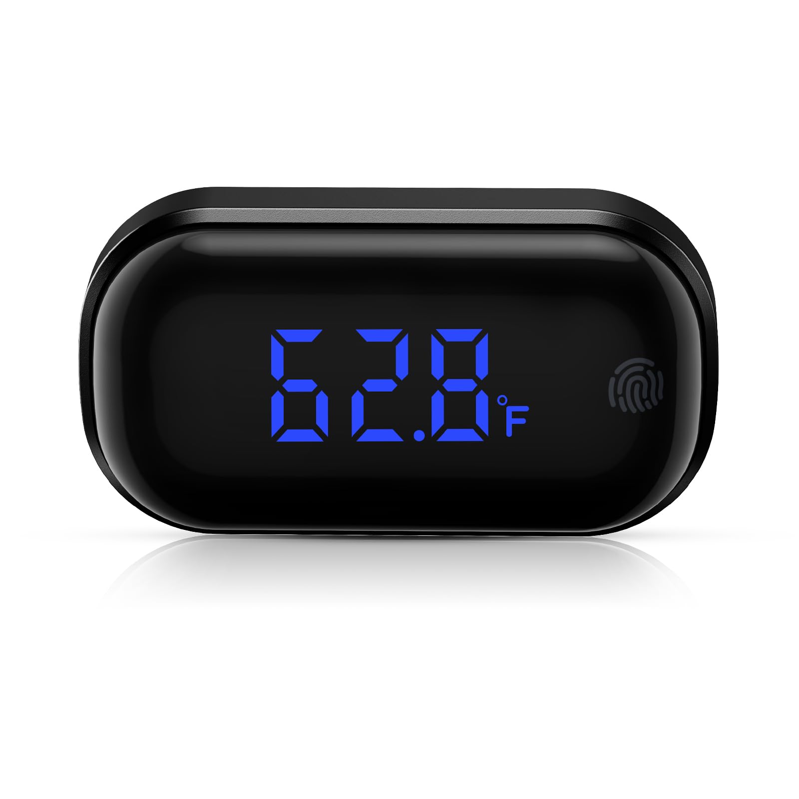 ORIA Termómetro digital LED para acuario, termómetro digital de alta precisión, termómetro para acuario con pantalla táctil, termómetro marino para agua fría, agua dulce, acuario marino