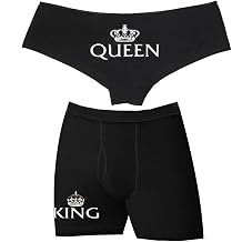 الأخوات الجنوبيات يطابقن ملابس داخلية للملك والملكة Boyshort Boxer تزوجوا للتو الأزواج