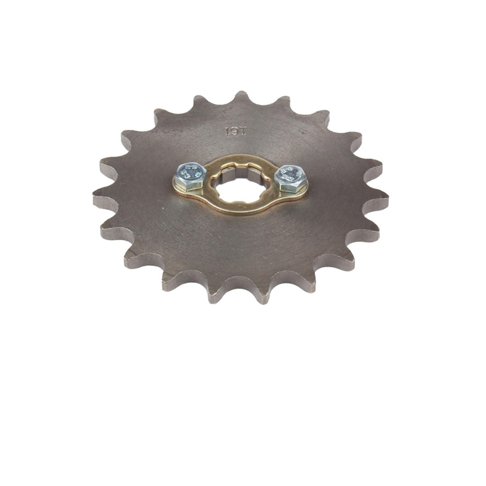 NKURTPC Motorcycle Sprocket 520# Chain 20mm 10T - 23T Front Engine Sprocket For 150 200 250cc ATV Quad Dirt Bike Motorcycle(19T)