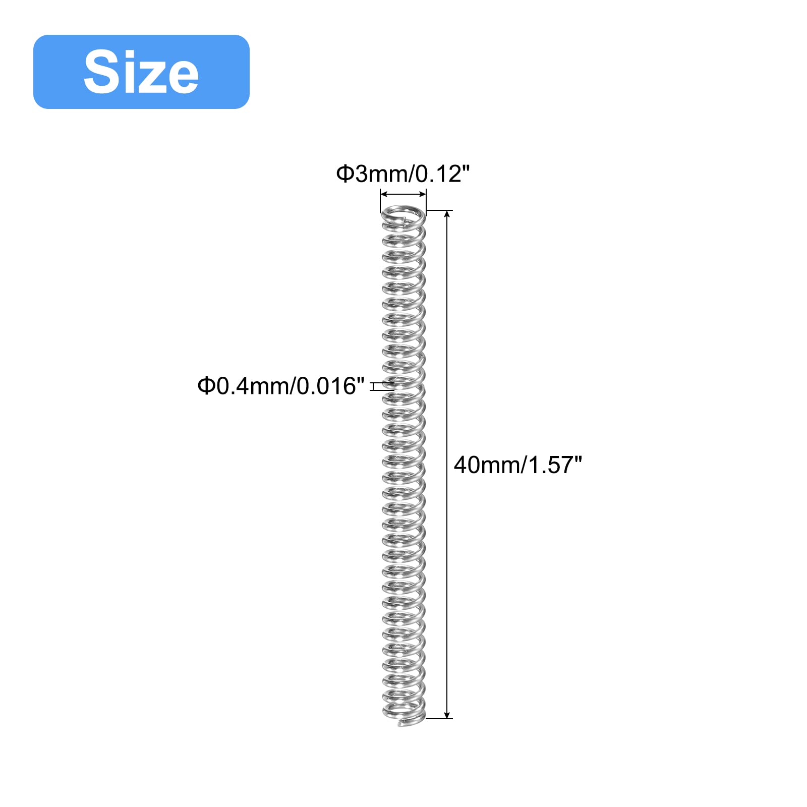 5pcs Ressorts De Torsion En Fore De V En Acier Inoxydable Pour
