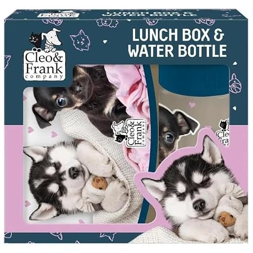 Lunch Box Set + Water Bottle A Cleo and Frank 38 Dog