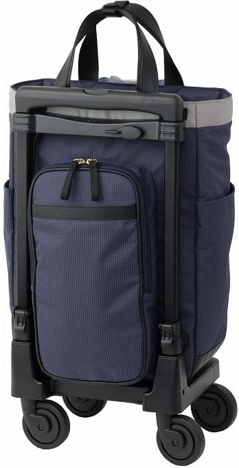 スワニーキャリーバッグ 紺色 ストッパーなし キャリーバッグなら