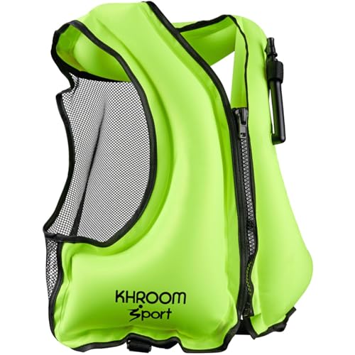 Khroom Inflatable Snorkel Vest for Adults (V2 2026)