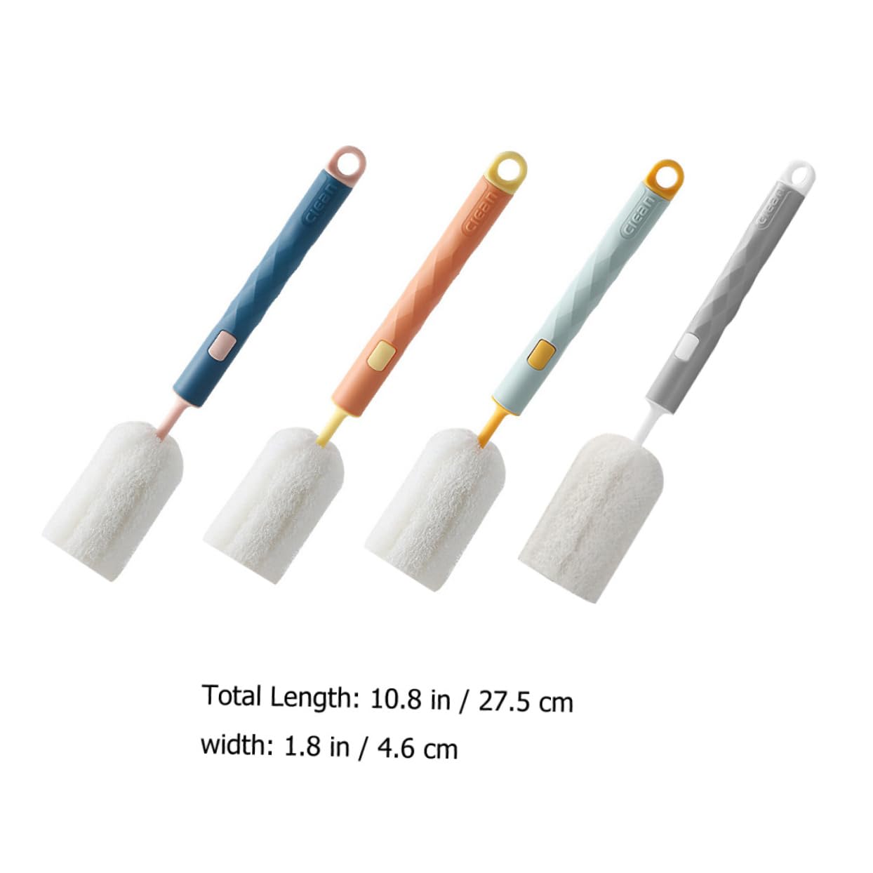 ibasenice 12pièces Brosse De Nettoyage Détachable Pour Bouteilles Brosse Longue Pour Tétines Et Gourdes Nettoyage Pratique Avec Poignée Confortable Couleurs