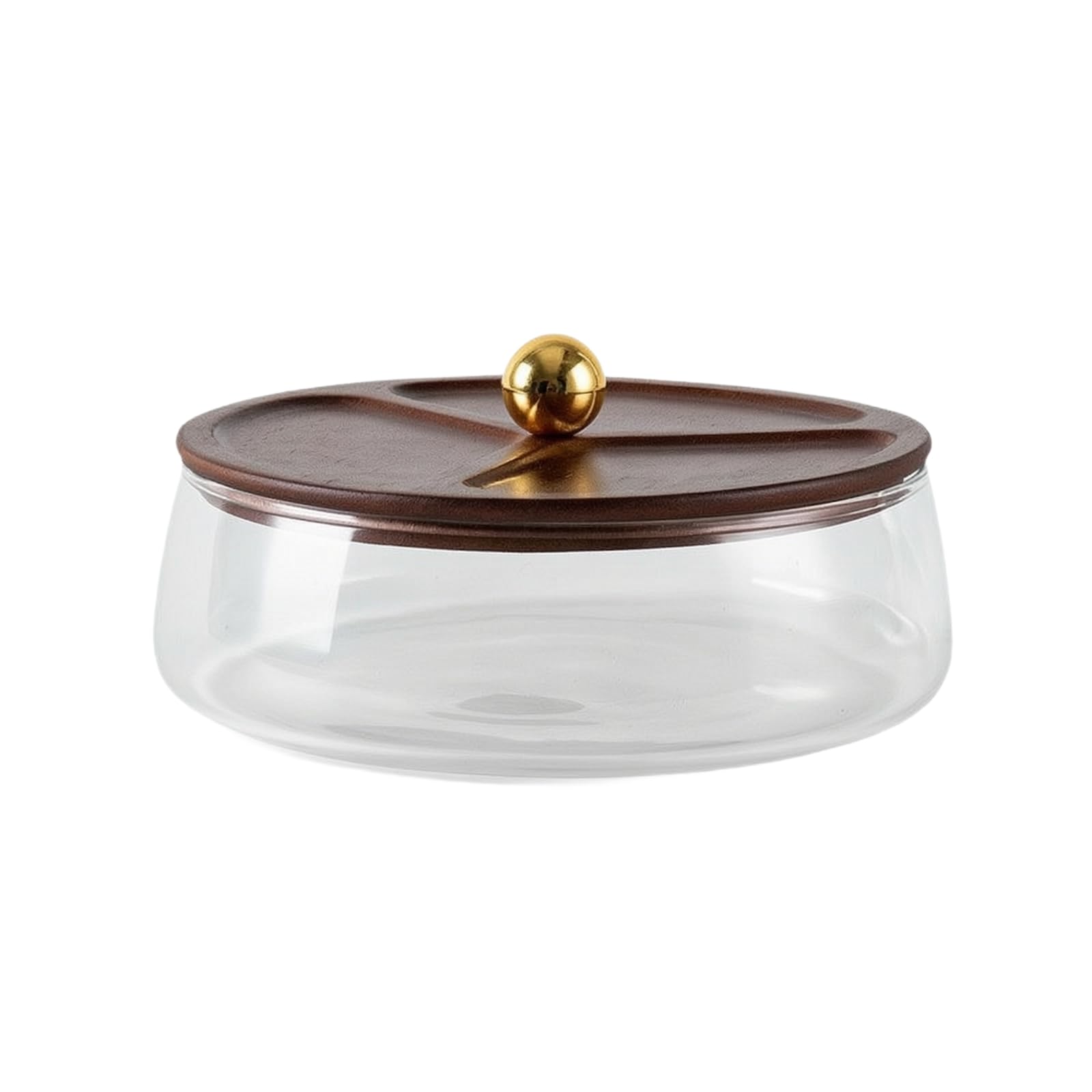 Recipien con Tapa, Transparente, Grande, 21,7 × 10 Cm