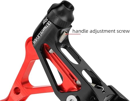 Folding Bicycle Brake Lever, Compatible with C Brake and V Brake, for Brompton Brake Lever and for Dahon Brake Handle (red)