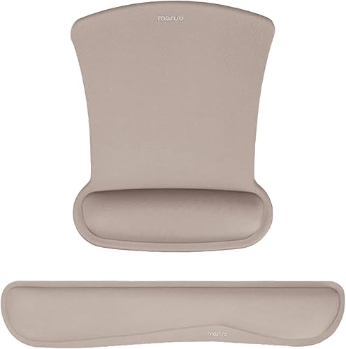 Miniatura 26 de MOSISO Soporte para reposamuñecas para mouse pad y juego de teclado, base antideslizante ergonómica, alivio del dolor en el hogar, oficina, cojín