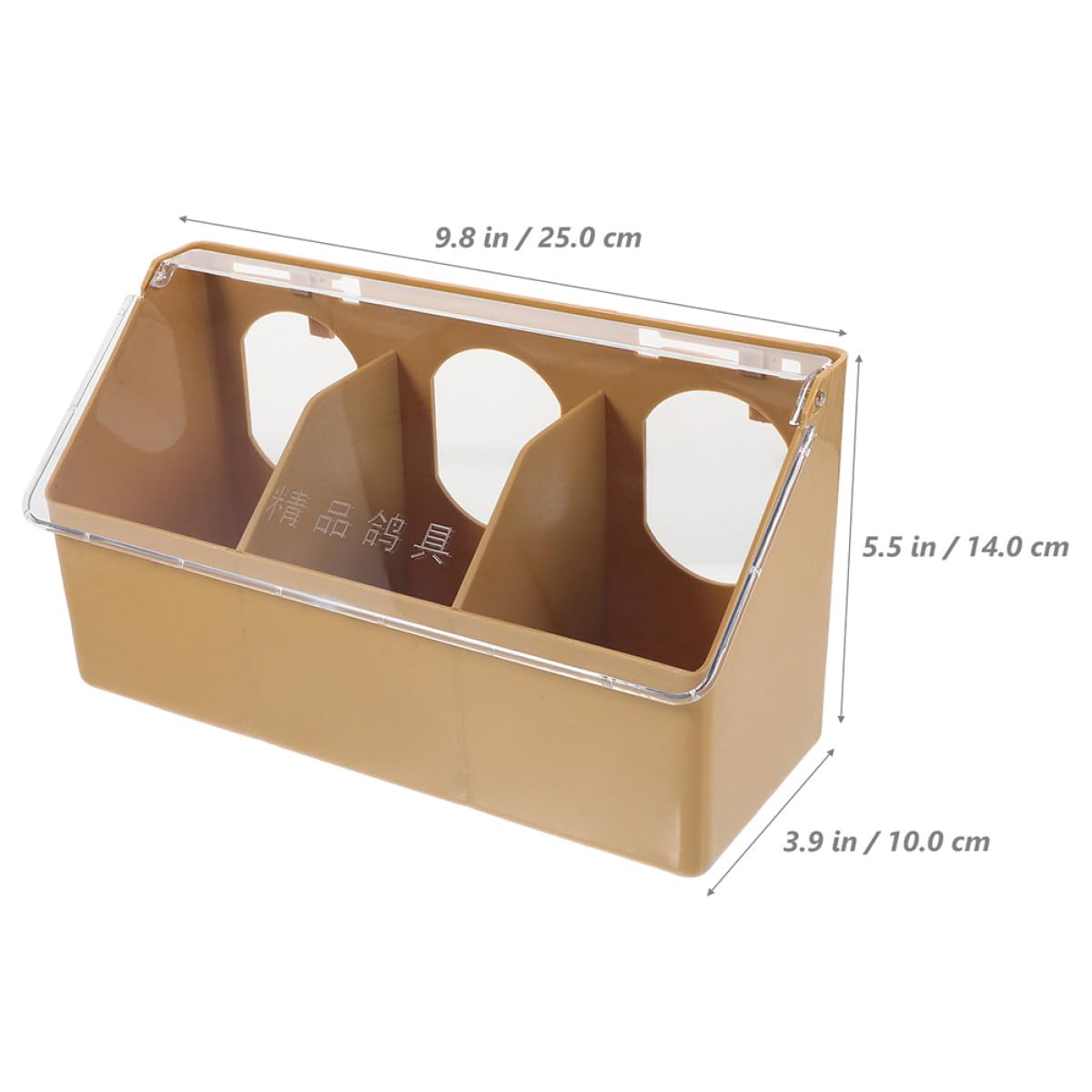 TOYANDONA Comedero para Pájaros Resistente Tapa y Capacidad Ampliada, 2 Piezas, Colgante Multifuncional para Jaulas, Adecuado para Alimentación Cómoda en Interiores