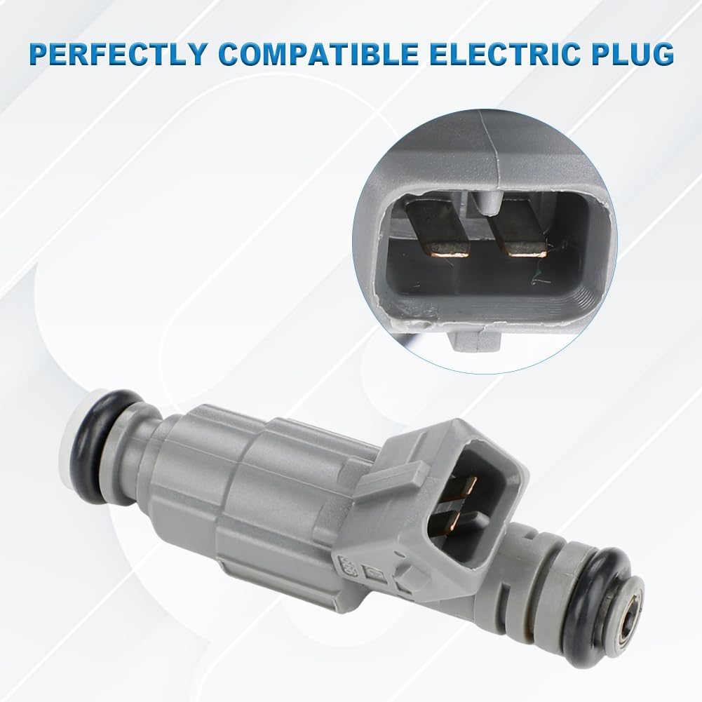 JDMON Fuel Injectors Compatible with Cadillac CTS 2004 2005, Chevrolet Camaro 1998 2001 2002, Corvette 1997 1998 2001-2004, Pontiac GTO 2004, Firebird 1998 2001 2002 Replacement for FJ647 0280155931