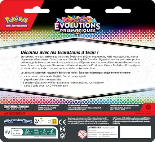 Pokémon TCG: Scarlet & Purple Readjustable Sticker Collection - Prismatic Evolutions - Givrali (1 Glossy Promo Card & 3 Boosters) - Image 2