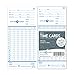 Pyramid Time Systems - Authentic Time Cards (42415MB) for Pyramid Models 2500, 2500K1, 2600 and 2650 Aligning Time Clocks, Double Sided Time Sheets (3.38 x 7.44 In) - 1000 Time Cards - Blue/Green