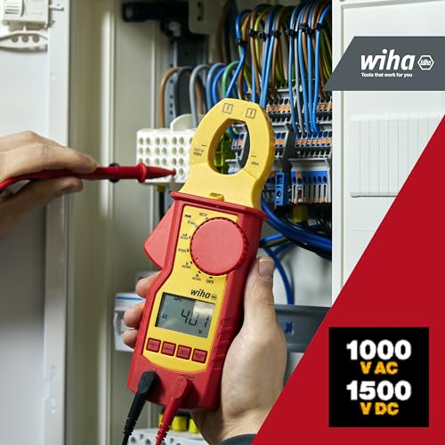 Wiha WH45219 Clamp Meter To 1000V, red/yellow - Image 3