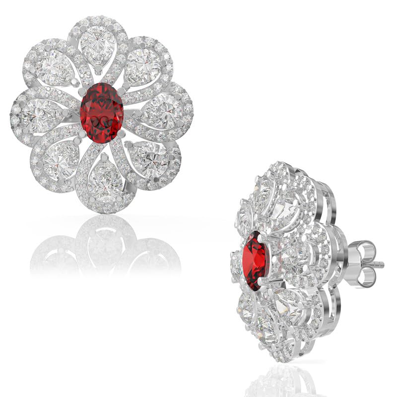 See full amazon price history chart for ANAYRA 925 Sterling Silver Red Floral Stud Earring | Classic Silver Earrings for Women and Girls | Adorable Earrings for Girls | gift for Birthday & more | Hallmark Certified ANAYRA 925 Sterling Silver Red Floral Stud Earring | Classic Silver Earrings for Women and Girls | Adorable Earrings for Girls | gift for Birthday & more | Hallmark Certified (B0B397MQ1J) Amazon Price History, Amazon Price Tracker
