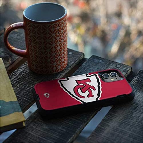 Skinit Decal Skin Compatible with OtterBox Defender iPhone 11 Case - Officially Licensed NFL Kansas City Chiefs Large Logo Design