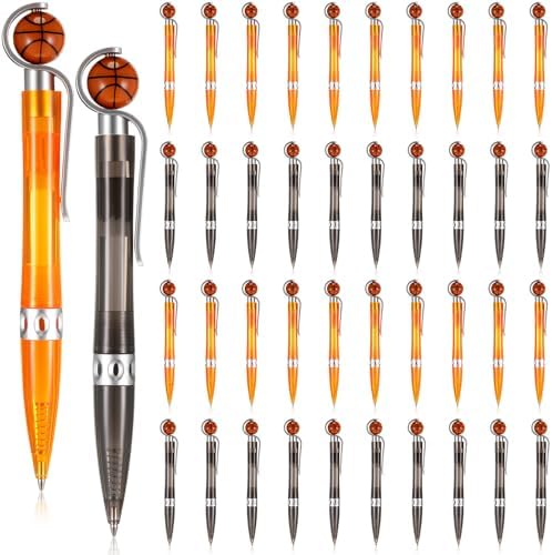 SUNNYCLUE 8Pcs 8 Colors Football Ballpoint Pens Bulk Sports Writing Pens Plastic Souvenirs Party Favors Black Ink Novelty Retractable Soccer Pens