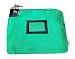 Locking Money Bank Bags with Keys Lockable Security Keyed Entry (Kelly Green)