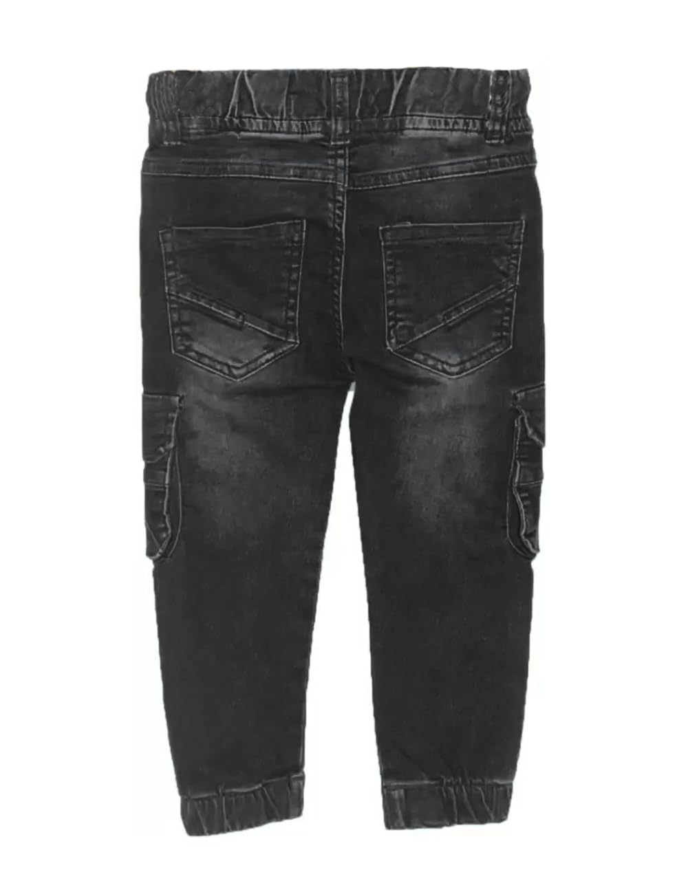 Bold N Elegant Unisex Baby Mid Rise Latest Comfy Trendy Cool Print Washed 6 Pocket Denim Elasticated Jeans Joggers Pant Bold N Elegant Unisex Baby Mid Rise Latest Comfy Trendy Cool Print Washed 6 Pocket Denim Elasticated Jeans Joggers Pant