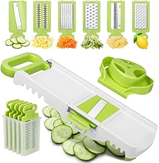 Mandoline Slicer for Kitchen Mandolin Slicing Tool 6 in 1 Vegetable Mandoline Slicer