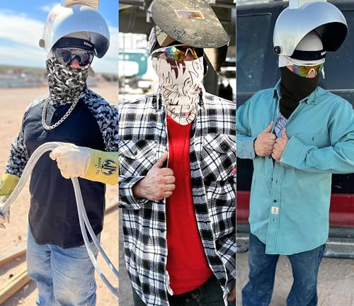 Image of BOCOMAL FR Neck Gaiters Face Mask 7oz Mightweight Flame Resistant Welding Hood NFPA2112 CAT2