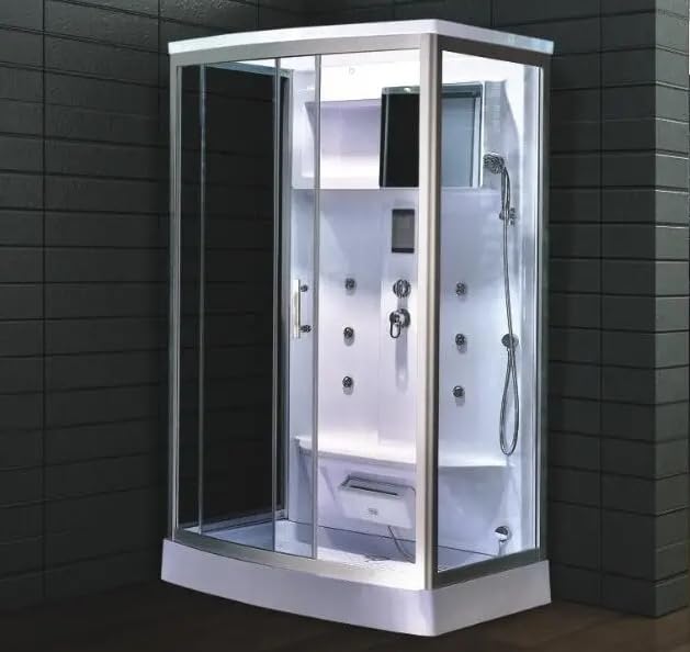 XL Luxus LED Dampfdusche 120x90 cm Dusche SET Duschtempel +OZON 2025 NEU