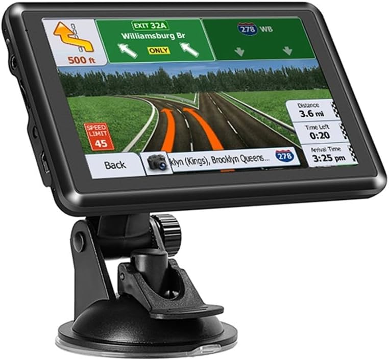 5 inch GPS Navigator Device, 8GB + 128MB With Car Truck Navigation Touch Screen, Lane Guidance Assist, Speed Limit-Warning(RUS + BLR + UKR)