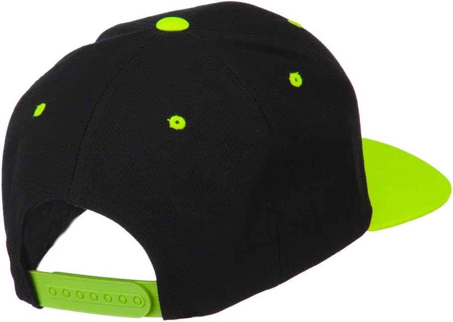 Classic Snapback Wool Blend 2 Tone Cap