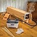 Steam Bending Wood Kit w/Steam Box Plan, Hinges, Latch & 1.3-Gallon Generator - Efficient & Safe Steam Generator for Bending Wood - Compact Professional Steamer for Curved Woodworking Projects