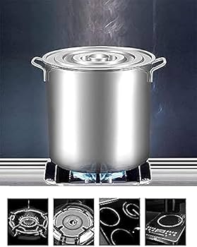 IH対応電磁調理器鍋 ステンレス寸胴鍋35cm 蓋付業務用 Amazon｜Kisigim l 寸胴鍋 業務用寸胴鍋 ステンレス製 ずんどう