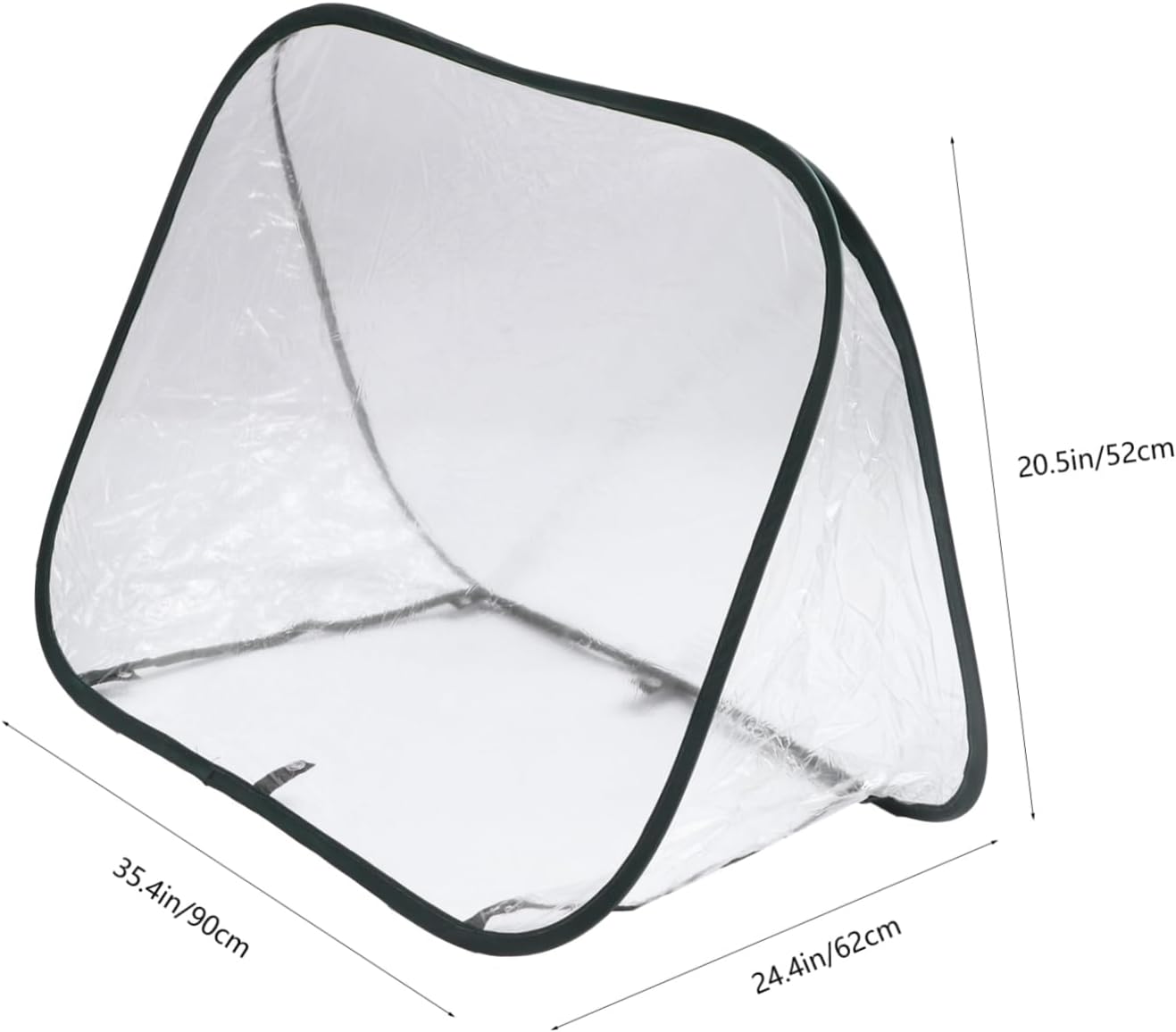 Foldable Garden Canopy Mini Greenhouse for Plant Protection Shelter for Flowers Vegetables Durable Transparent Design for Outdoor Use