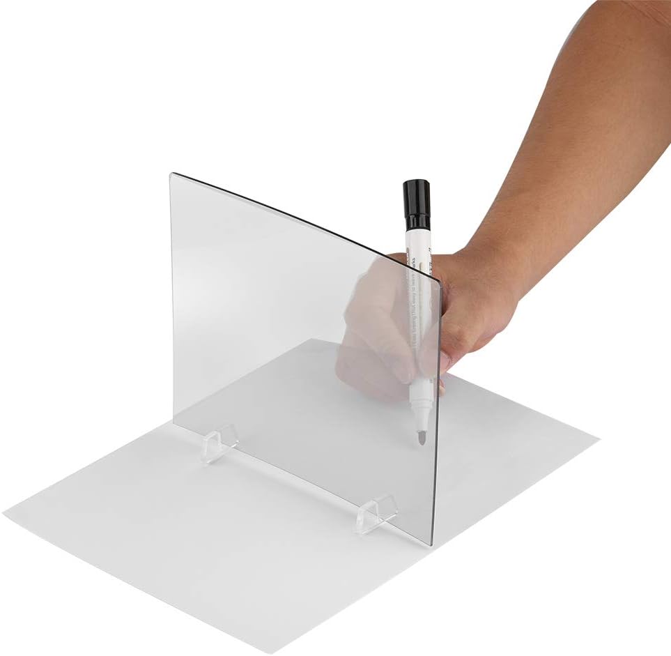 DIY tracing Drawing Pad Board,LED Light Stencil Board Box Projector Painting Board Drawing Copy Board Sketch Mirror Reflection Phone Dimmer, for Beginners, Kids