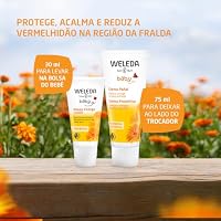 WELEDA Bio Baby Calendula Wundschutzcreme 75ml - Naturkosmetik Wundsalbe/Babycreme für den Schutz empfindlicher Baby Haut im Windelbereich. Hilft bei Rötungen, gereizter Haut und Wundsein – Ansicht 9