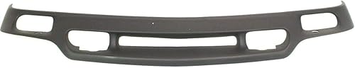 FITRITE AUTO Parts nueva cenefa inferior delantera para deflector de aire GMC Sierra 1999-2004, texturizado, con agujeros para luz antiniebla