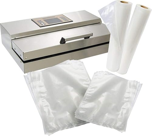 Miniatura 2 de Sellador al vacío de productos comerciales y alimentos de reserva privada con 10 bolsas gratis