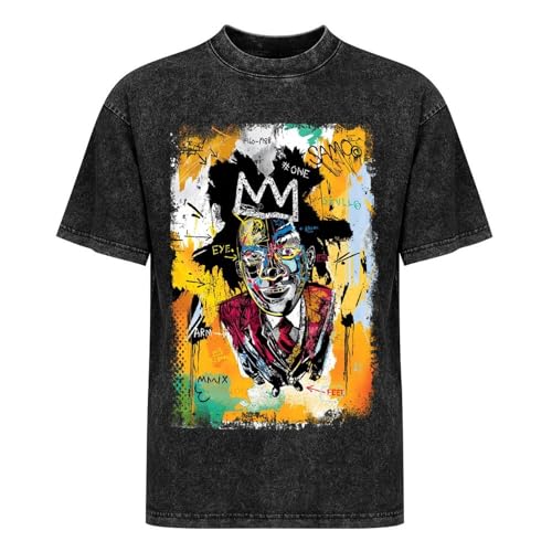 Mens Vintage Oversized Short Sleeve Funny Loose T Shirt Tees Tops3