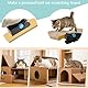 Kartonschneider Für Katzenkratzer, Cardboard Cutter, DIY Karton Schneidemaschine, 3D Gedruckter Kartonschneider, Ideal Für Handgemachte Katzenkratzbretter Und Dekoration, Schwarz, 4.8*11*5.5 CM
