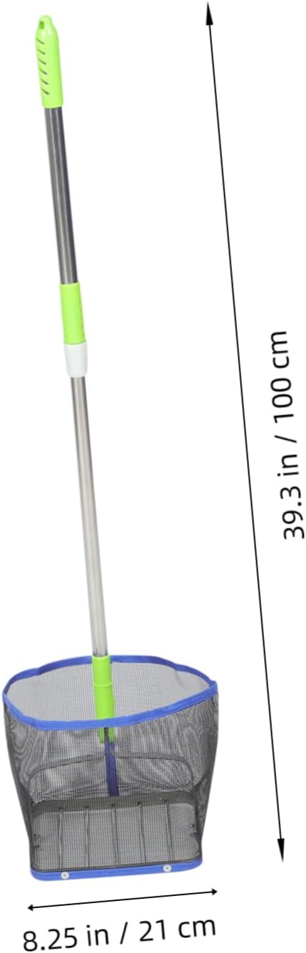 Homoyoyo Table Tennis Ball Picker Pro Tools Adjustable Hand Grip Vessel Tools Pong Balls Retriever Tennis Basket Table Tennis Net Bag Adjustable Handle Catcher -Pong Picker