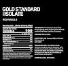 Optimum Nutrition Gold Standard 100% Aislado 3 LB TUB 2019 44 Porciones Nuevo HIDROLIZADO y Ultra Filtrado Proteína Aislada Premium (Vainilla) 3 Libras (Paquete de 1) 4