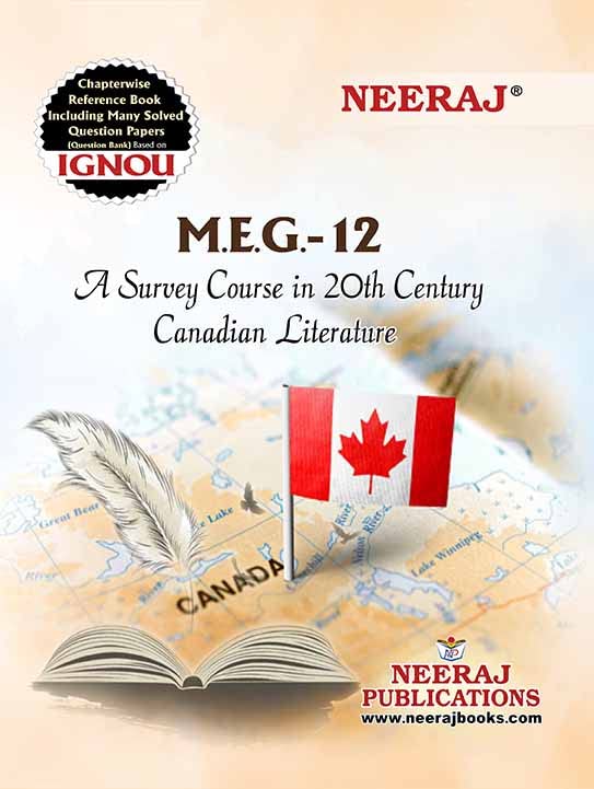 NEERAJ MEG-12 A Survey Course in 20th Century Canadian Literature- English Medium for MA- IGNOU - Chapter Wise Help Book / Guide including Many Solved Sample Papers and Important Exam Notes– Published by Neeraj Publications-image-47