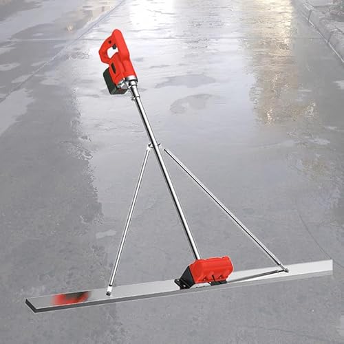 Kindevieft Strumento Elettrico per La Finitura del Calcestruzzo del Massetto, Strumento Vibrante per La Finitura del Massetto, Kit Vibrante per Il Massetto in Calcestruzzo, con Scheda da 4,92 Piedi