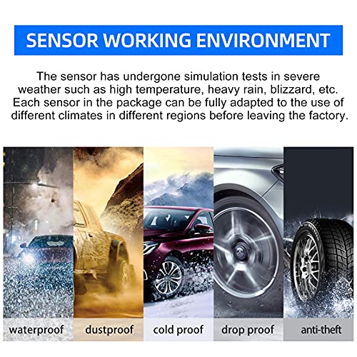 NEWHOW F2GZ-1A189-A,F2GT-1A180-AB,TPMS35 315MHz Programmed Replacement Tire Pressure Monitoring System (TPMS) Sensor for Ford Lincoln Set of 4